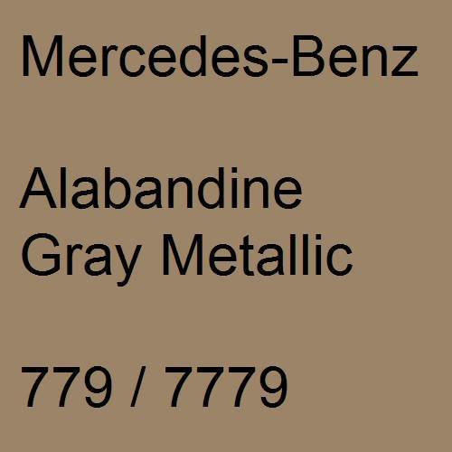 Mercedes-Benz, Alabandine Gray Metallic, 779 / 7779.